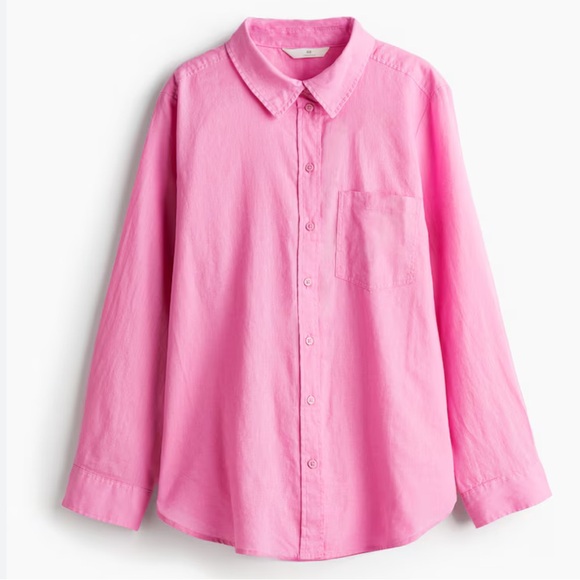 Pink Button-Up Shirt - Picture 7 of 7